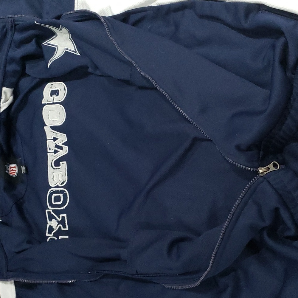 NFL Dallas Cowboys Full Zip Field Jacket Sz XXL - Picture 9 of 10